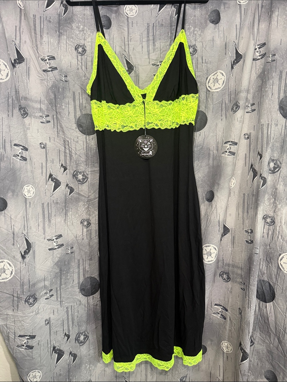 NWT SOURPUSS SLIP AWAY DRESS LIKE GREEN LACS SZ XL